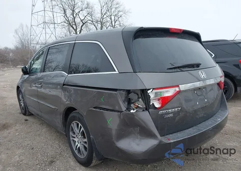 2011 Honda Odyssey Ex-L z USA, uszkodzony, nr VIN 5FNRL5H62BB096853